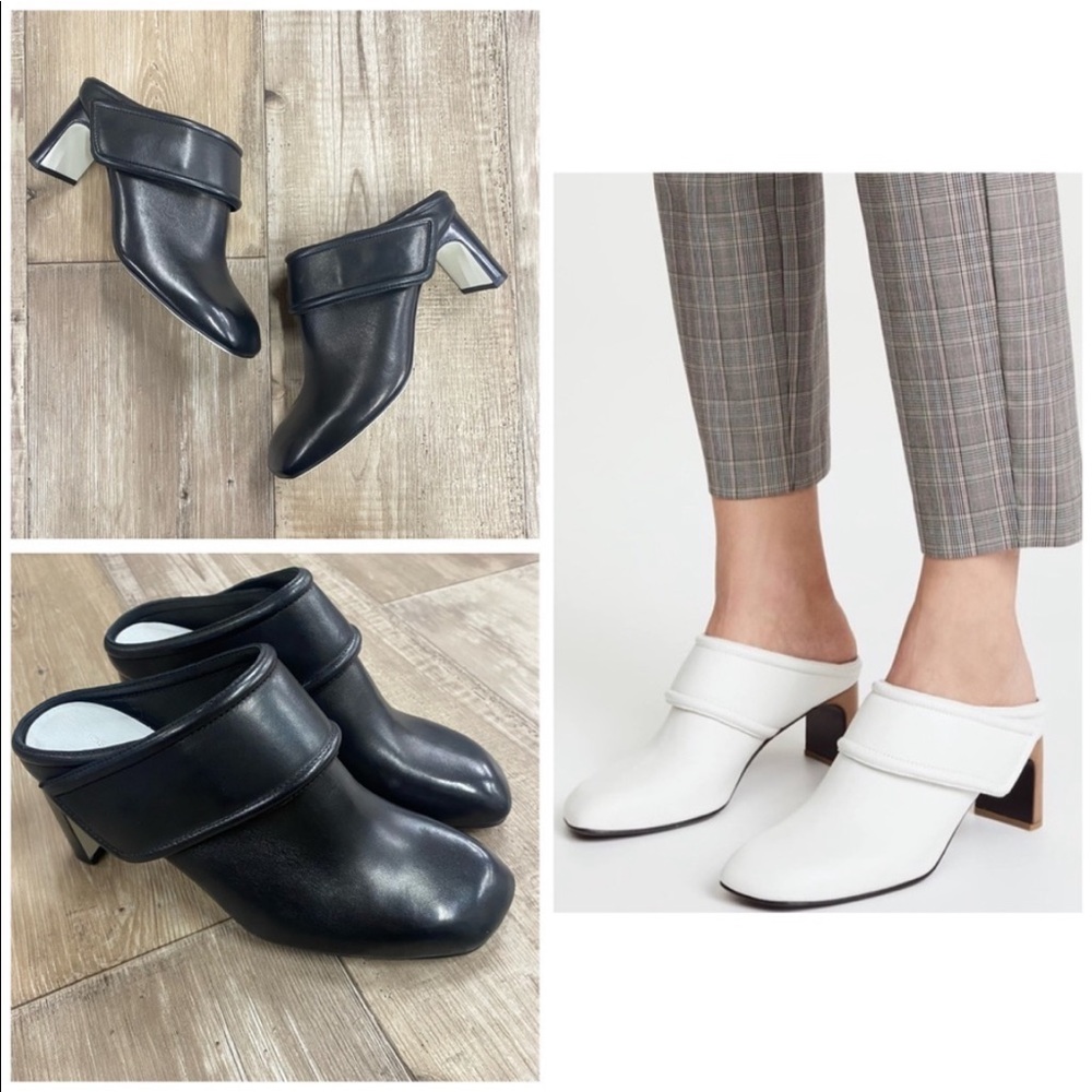 brand new Rag & Bone slides heels perfect soft leather
